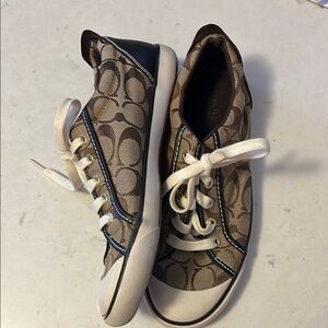 Coach Barrett sneaker size 8.5, Awesome uses condition! classic brown colorway